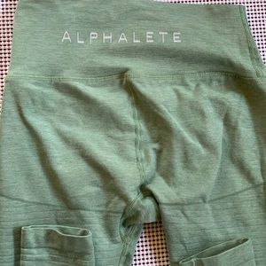 Alphalete Halo Leggings Sage-Green | Size S
